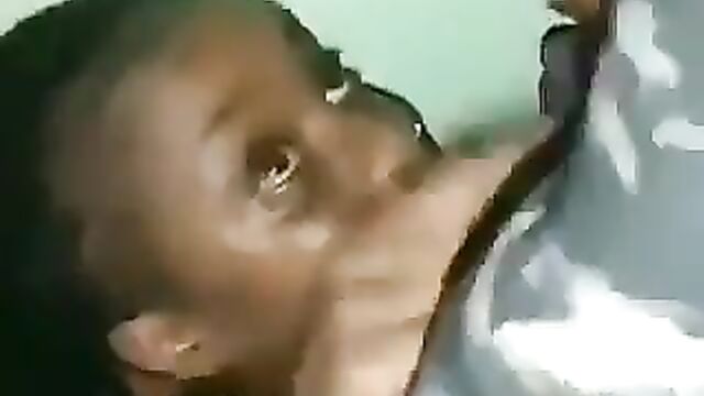 Girlfriend Bites Man's Dick While Giving Him Blow Job During Sex - 3 image