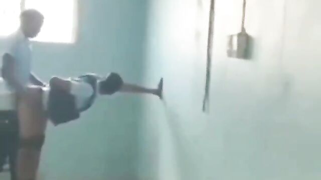 School Boy Caught Having Doggy Style Sex With School Girl In The Classroom In Public - 3 image