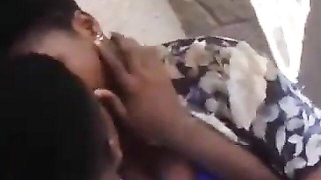 SHS Student With Big Breasts And Her Boyfriend Caught Doing It In Public During School Holiday - 5 image