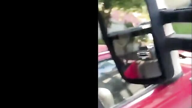 Fingering And Sex In A Car In Public - 4 image
