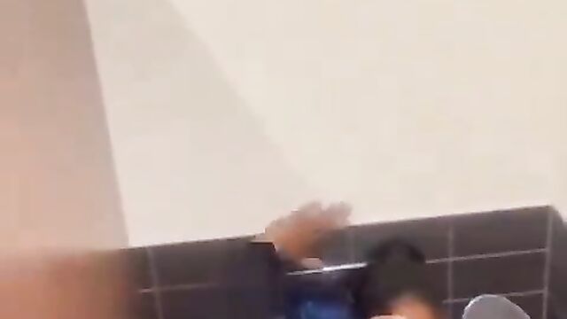 Hot Fingering And Fucking In The Toilet - 5 image