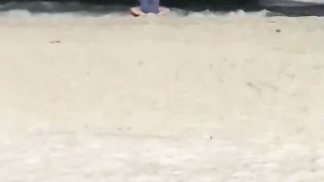 Couple Caught Having Sex On The Beach In Public In India - 1 image