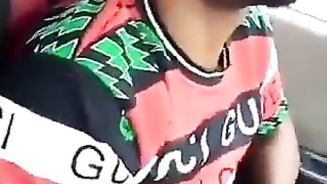 Nigerian Taxi Driver Caught Masturbating And Cumming In Front Of His Female Passengers - 1 image