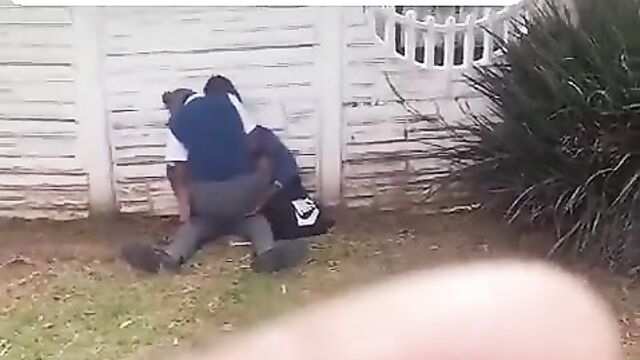 2 South African SHS Students Wearing School Uniform Caught Having Sex In Public - 4 image