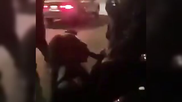 Crazy Girlfriend Giving BlowJob Her BF In Public - 3 image