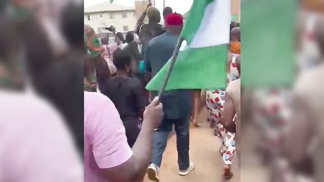 Naked Girls Protesting In Public Against Cult Killings In Awka, Anambra State, Nigeria - Part 3 - 4 image