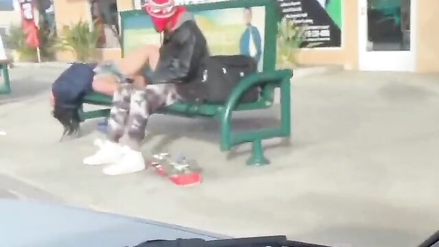 Woman Caught Fingering Herself In Public - 4 image