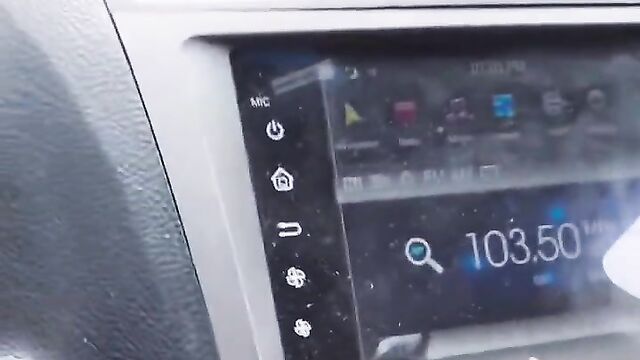 Naked Black Woman With Big Breasts Caught On The Road In Public - 4 image