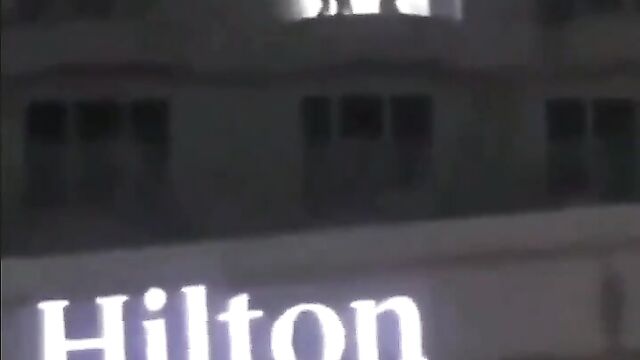 Foursome Sex In Public In Hilton Hotel - 4 image