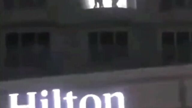 Foursome Sex In Public In Hilton Hotel - 5 image