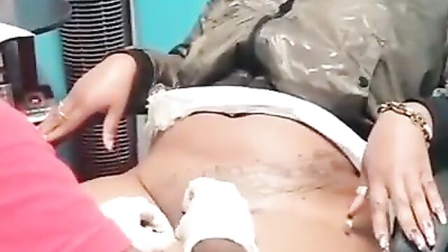 Crazy Girlfriend Caught Piercing Her Pussy In Public - 5 image
