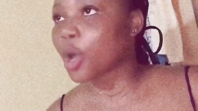 Nigerian Girl Says She Can Ride A Man's Dick For 30 Minutes Non-stop! "Just Hold My Breasts..." Bets 50k To Test With Any Man