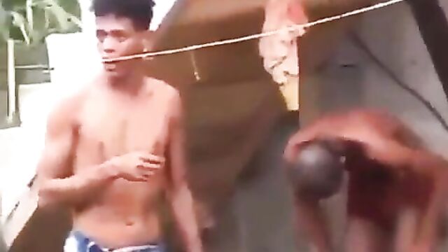 Wife Caught Her Husband Having Sex With Another Man In The Backyard! - 3 image