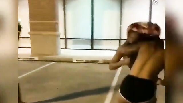 Boobs Out In Public As 2 Girlfriends Get Caught Fighting In Front Of Krogers Over A Man - 4 image
