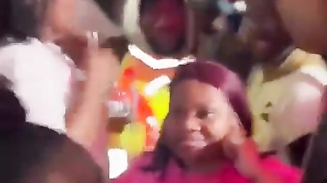 African Women Showing Their Breasts In Public At A Party - 1 image