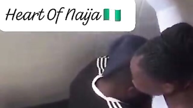 Nigerian Students Doggy Style Sex In The Toilet Sex Tape - Part 1 - 3 image