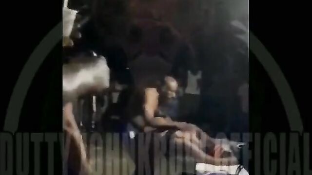 2 Jamaican Strippers Having Doggy Style Sex In The Club In Public - 1 image