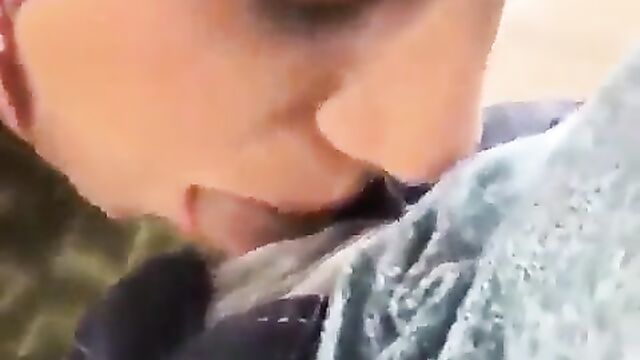 Arab Woman Giving Blow Job To Sugar Daddy - 4 image