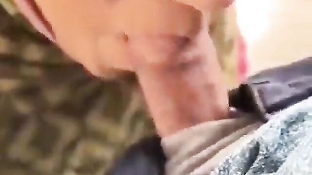 Arab Woman Giving Blow Job To Sugar Daddy - 5 image