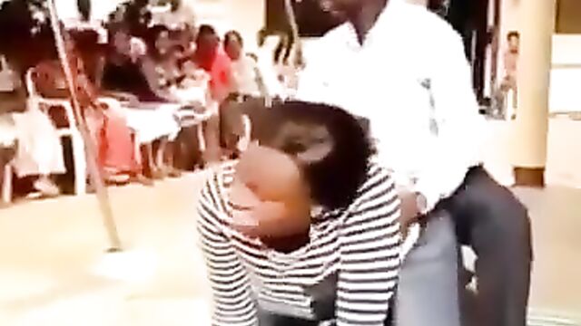 Ugandan Pastor Teaching Doggy Style Sex Position In Church In Public - 3 image