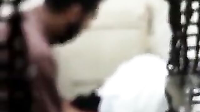 Indian Couple Caught Having Hot Doggy Style Sex Discreetly In The Backyard In Public - 1 image