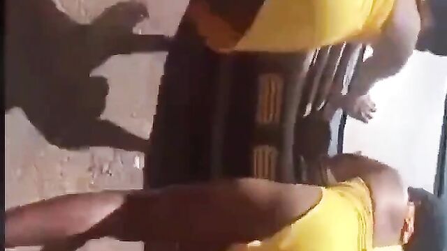 Naked Ass And Pussy Exposed In Public As 2 Mzansi Girls Push Sugar Daddy's Car After Fucking In A Hotel - 3 image