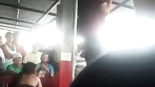 2 Naked Strippers Having Sex At A Party In Public - 1 image