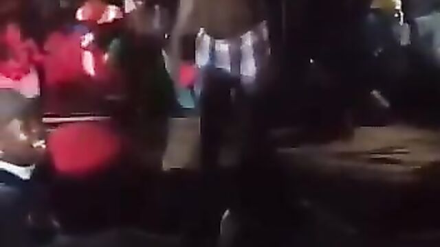 Jamaican Girl With Big Ass Didn't Want To Have Sex In Public At The Party - 5 image