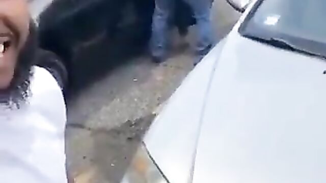 Man Records Couple Having Hot Doggy Style Sex In A Car Park In Public - Part 1 - 5 image