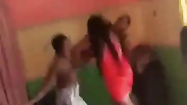 Boobs And Ass Out In Public As 2 Nigerian Girls Get Caught Fighting And Stripping Each Other Naked Over A Man - 3 image