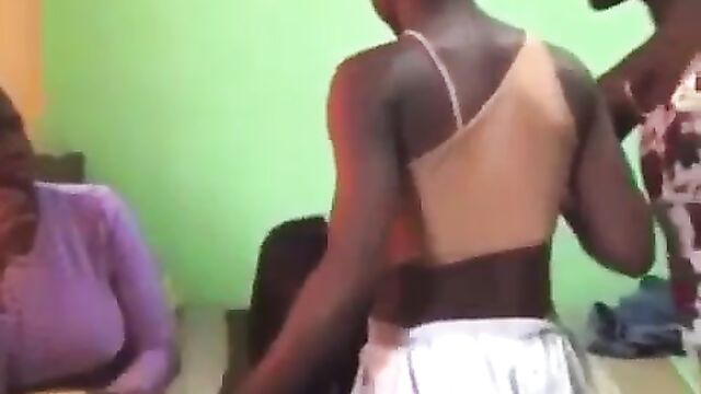 Ghanaian Girl Stripped And Beaten In Public For Allegedly Snatching Another Girl's Boyfriend - 1 image