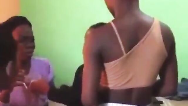 Ghanaian Girl Stripped And Beaten In Public For Allegedly Snatching Another Girl's Boyfriend - 3 image