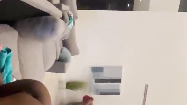 Mzansi dude playing with naked girlfriends at a one night stand - 3 image