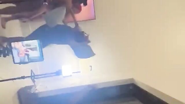 Mzansi dude playing with naked girlfriends at a one night stand - 5 image