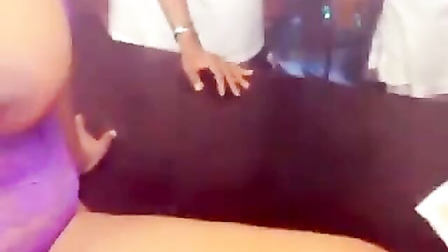 Playing With A Stripper’s Big Boobs And Nipples In Public At A Lagos Party - 3 image