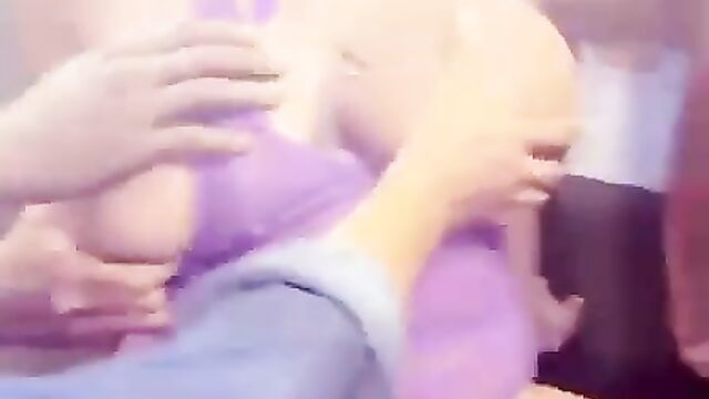 Playing With A Stripper’s Big Boobs And Nipples In Public At A Lagos Party - 4 image