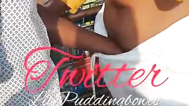 Fingering In Public - 4 image