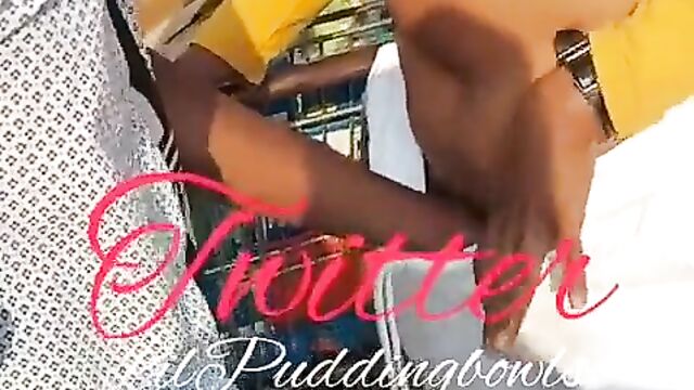 Fingering In Public - 5 image