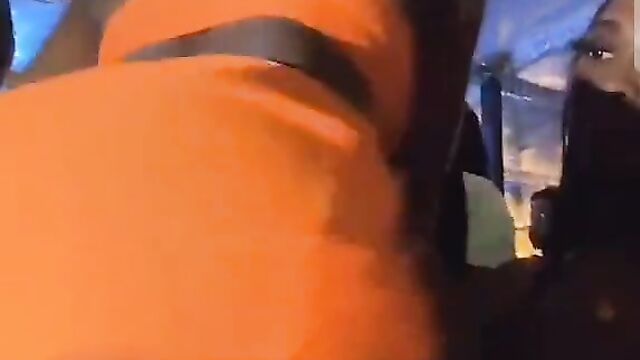 Pussy Exposed In Public In A South African Club - 1 image