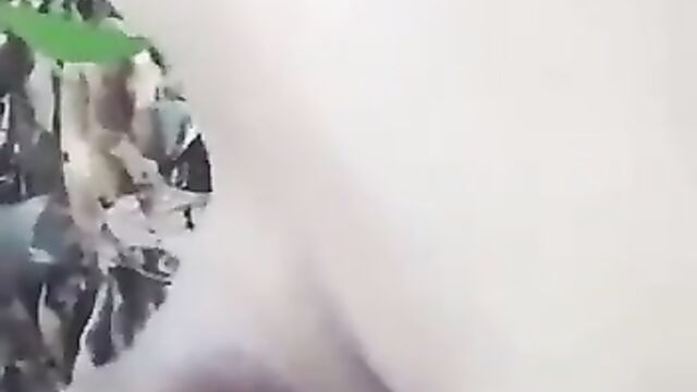 Pussy Exposed As Farmer Gets Caught Having Sex With Local Girl In The Bush And Sucking Her Breasts In Public