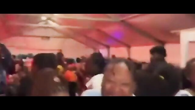 Mzansi Girl Flashing Her Breasts For DJ At A Party In Public - 3 image