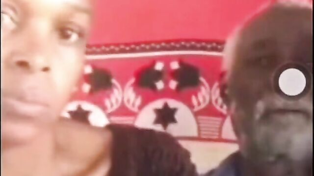 Grandfather Pressing Granddaughter’s Breasts