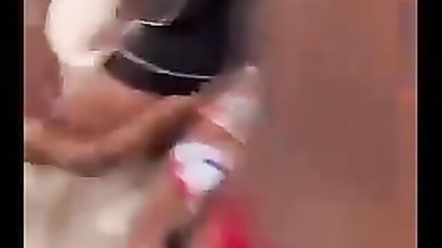 Pussy On Display In Public As Thot Gets Her Pussy Fingered And Sucked While Entertaining Crowd At A Party (Full Video 18+) - 4 image