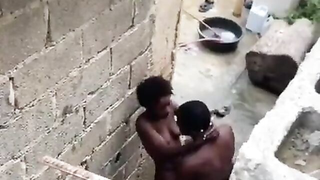 Naked Female University Student Caught Having Sex In An Uncompleted Building In Public - 3 image