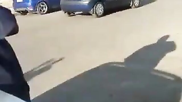 Naked Mad South African Woman With Big Ass Caught On A Car Roof In Public - 5 image