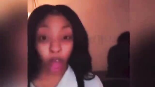 Girl Gets Mad And Shows Her Clean Naked Vagina In Public On Live, After Being Accused Of Having An Infection With Bumps On Her Pussy - 1 image