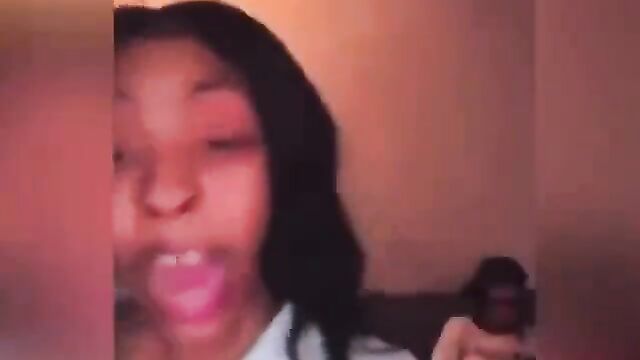 Girl Gets Mad And Shows Her Clean Naked Vagina In Public On Live, After Being Accused Of Having An Infection With Bumps On Her Pussy - 3 image