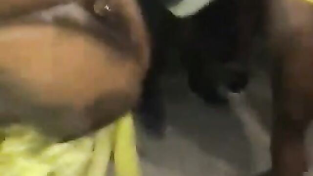 Pussy Exposed As Thot Squirts While Getting Fingered In The Club In Public - 1 image