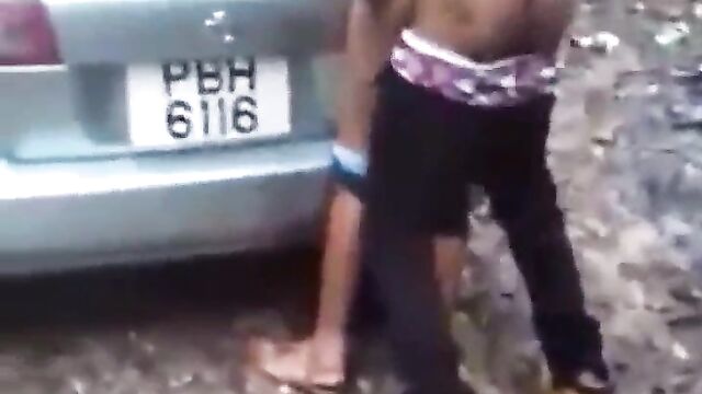 Crazy Couple Caught Having Doggy Style Sex On Car Trunk In Public In Broad Daylight - 3 image