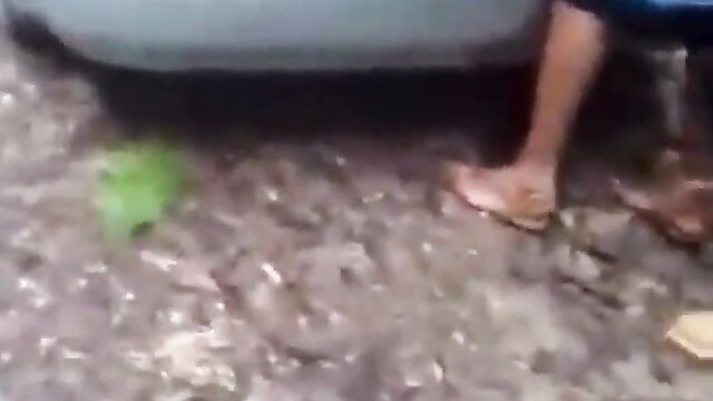 Crazy Couple Caught Having Doggy Style Sex On Car Trunk In Public In Broad Daylight - 4 image